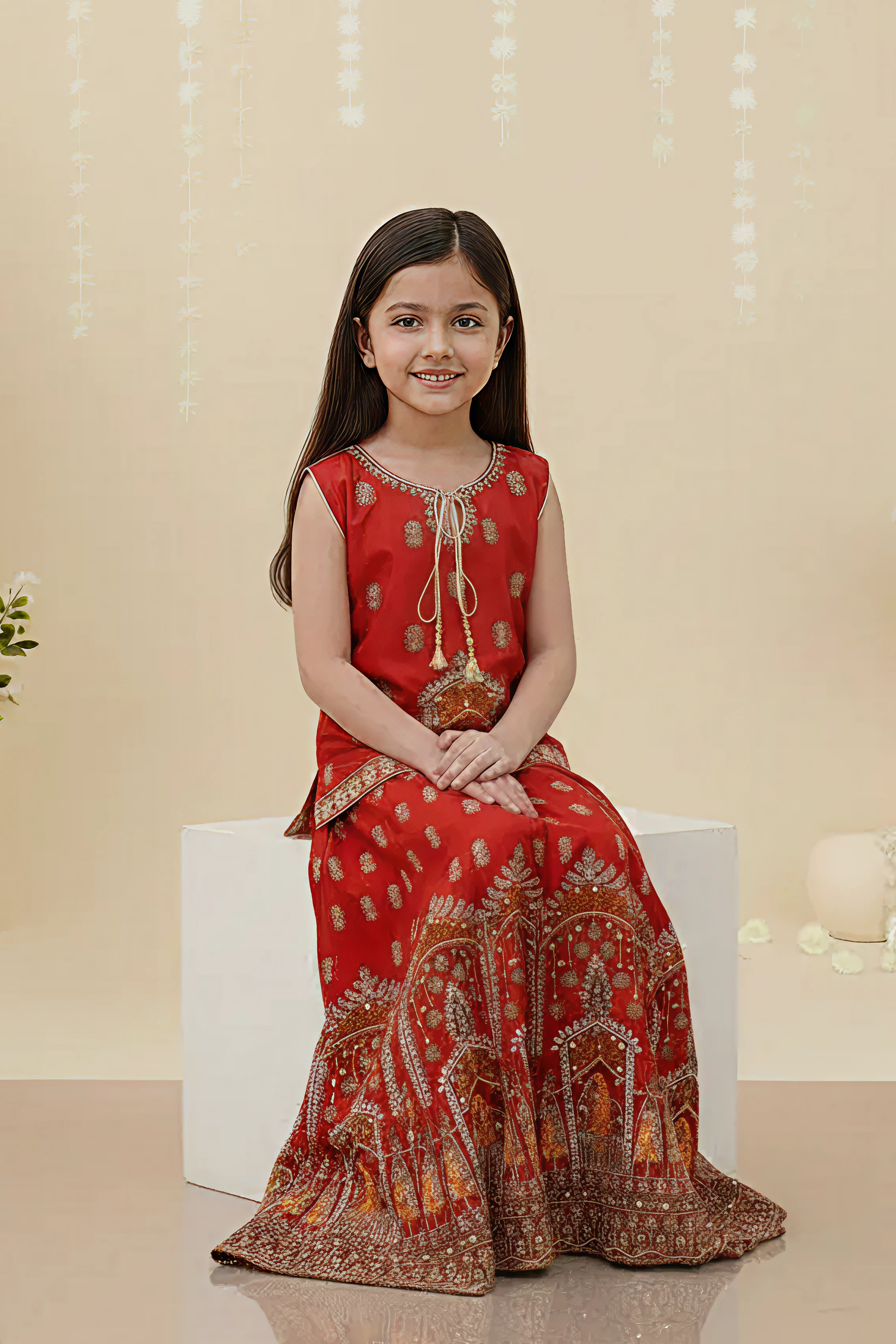 SILK HANDWORK ZARI & RESHAM LENGHA CHOLI – 3PC - LS-02