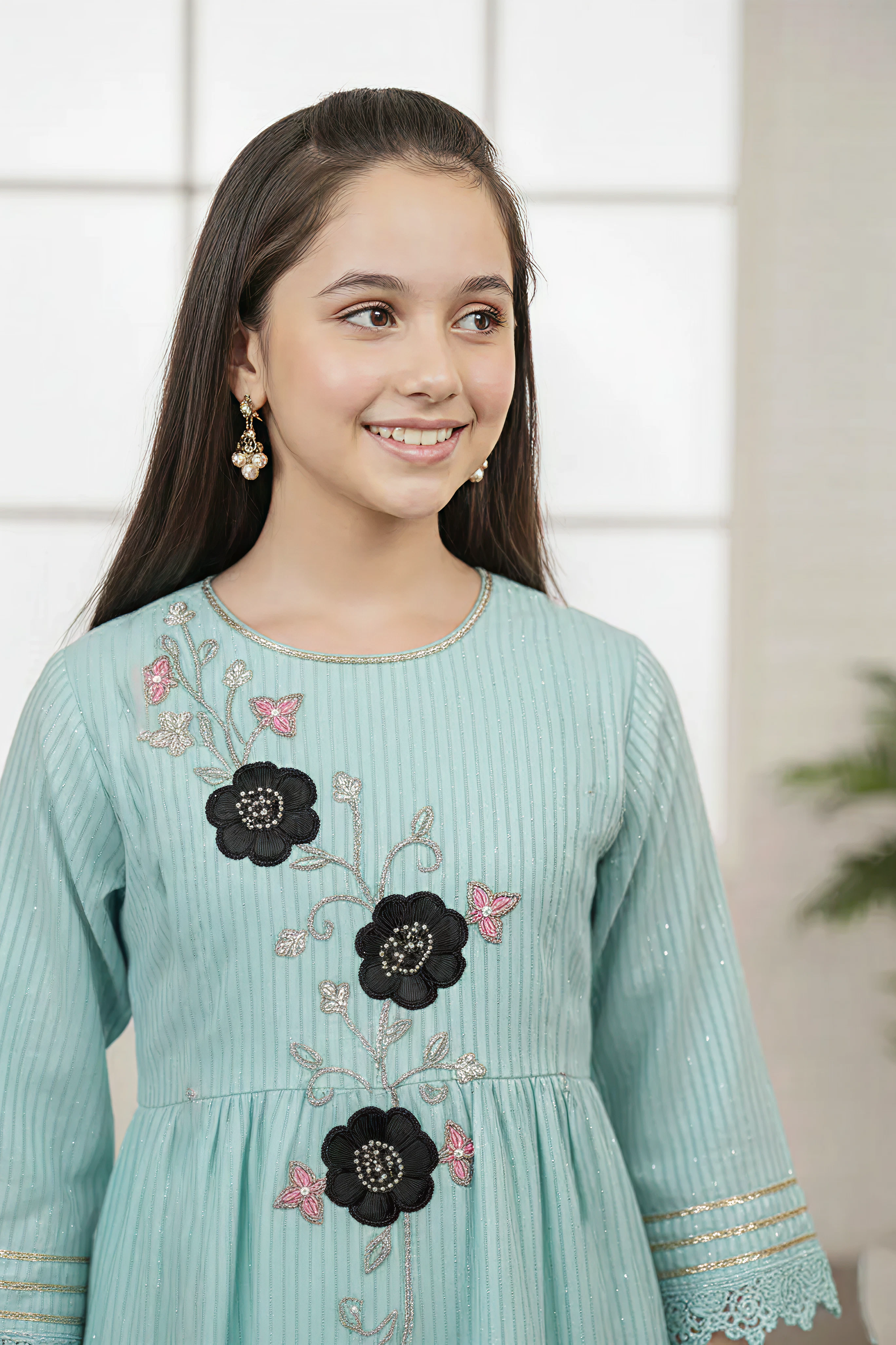 BANARSI COTTON HANDWORK SHALWAR KAMEEZ – 3PC - LS-18
