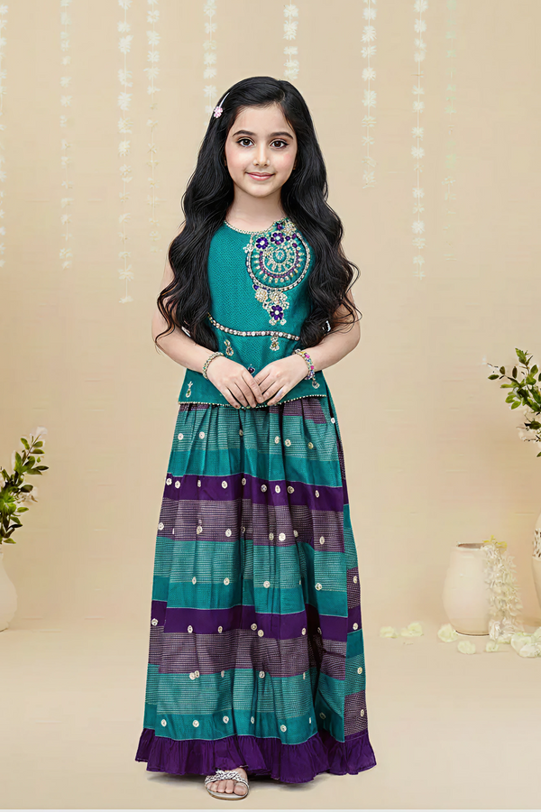 BANARSI HANDWORK LENGHA CHOLI – 3PC - LS-14