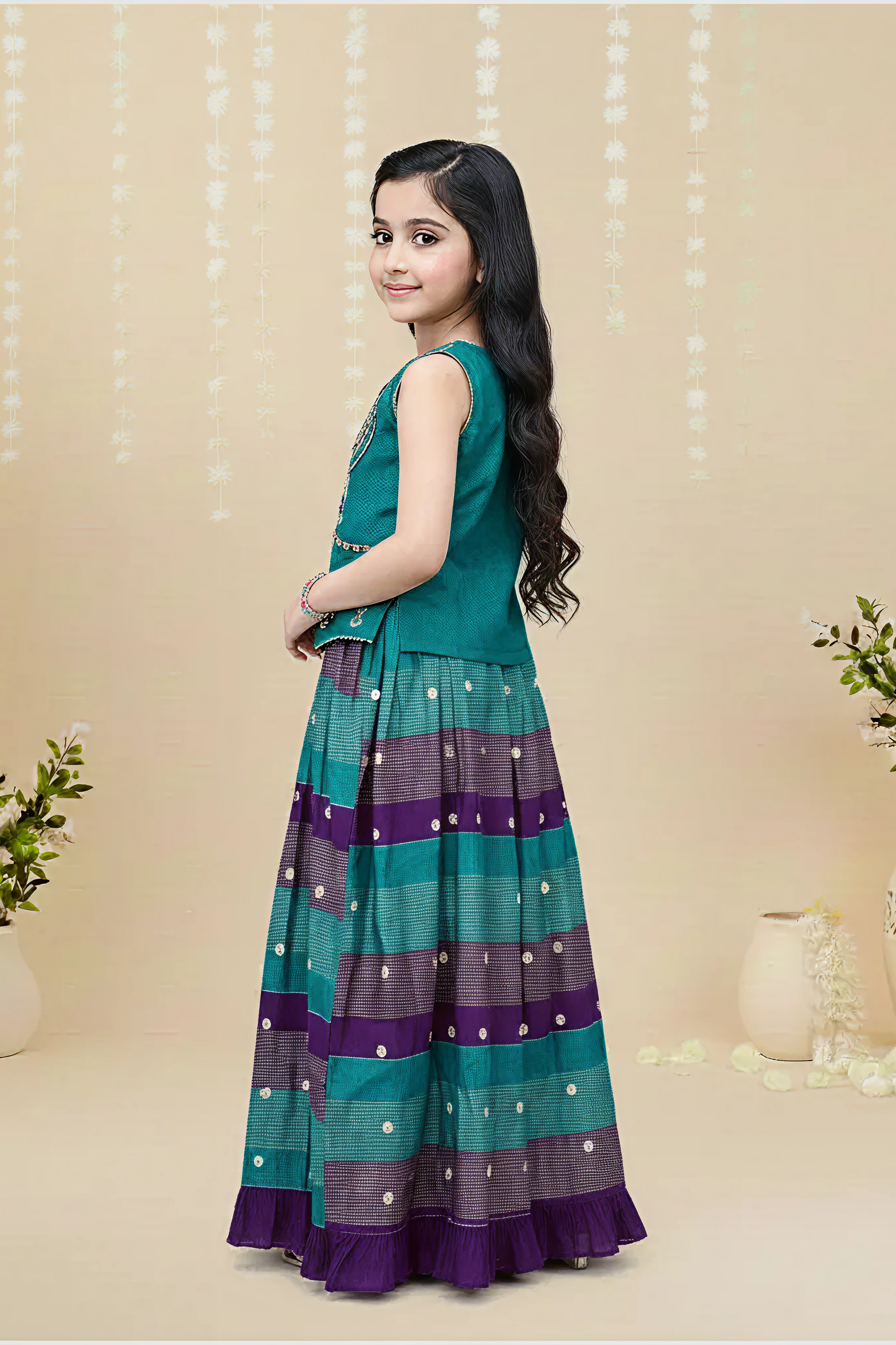 BANARSI HANDWORK LENGHA CHOLI – 3PC - LS-14